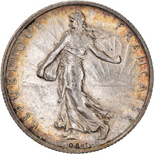 Coin, France, Semeuse, 2 Francs, 1917, Paris, EF(40-45), Silver, KM:845.1