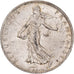 Moneta, Francja, Semeuse, 2 Francs, 1917, Paris, AU(50-53), Srebro, KM:845.1