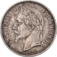 Coin, France, Napoleon III, Napoléon III, 2 Francs, 1866, Strasbourg