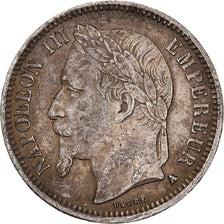 Moneta, Francja, Napoleon III, Napoléon III, Franc, 1868, Paris, VF(30-35)
