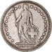 Moneta, Svizzera, 2 Francs, 1907, Bern, BB, Argento, KM:21