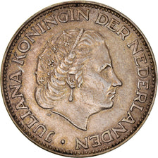 Coin, Netherlands, Juliana, 2-1/2 Gulden, 1960, AU(50-53), Silver, KM:185