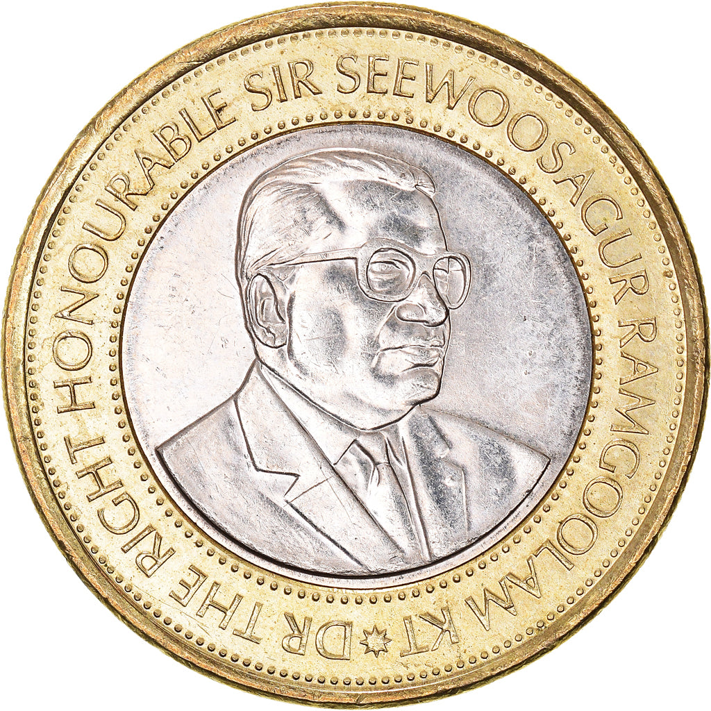 Münze, Mauritius, 20 Rupees, 2007, SS+, Bi-Metallic, KM:66