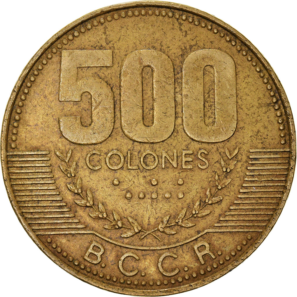 Moneta, Costa Rica, 500 Colones, 2003, EF(40-45), Miedź-Aluminum-Nikiel