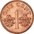 Moneda, Singapur, Cent, 1995, Singapore Mint, EBC+, Cobre chapado en cinc, KM:98