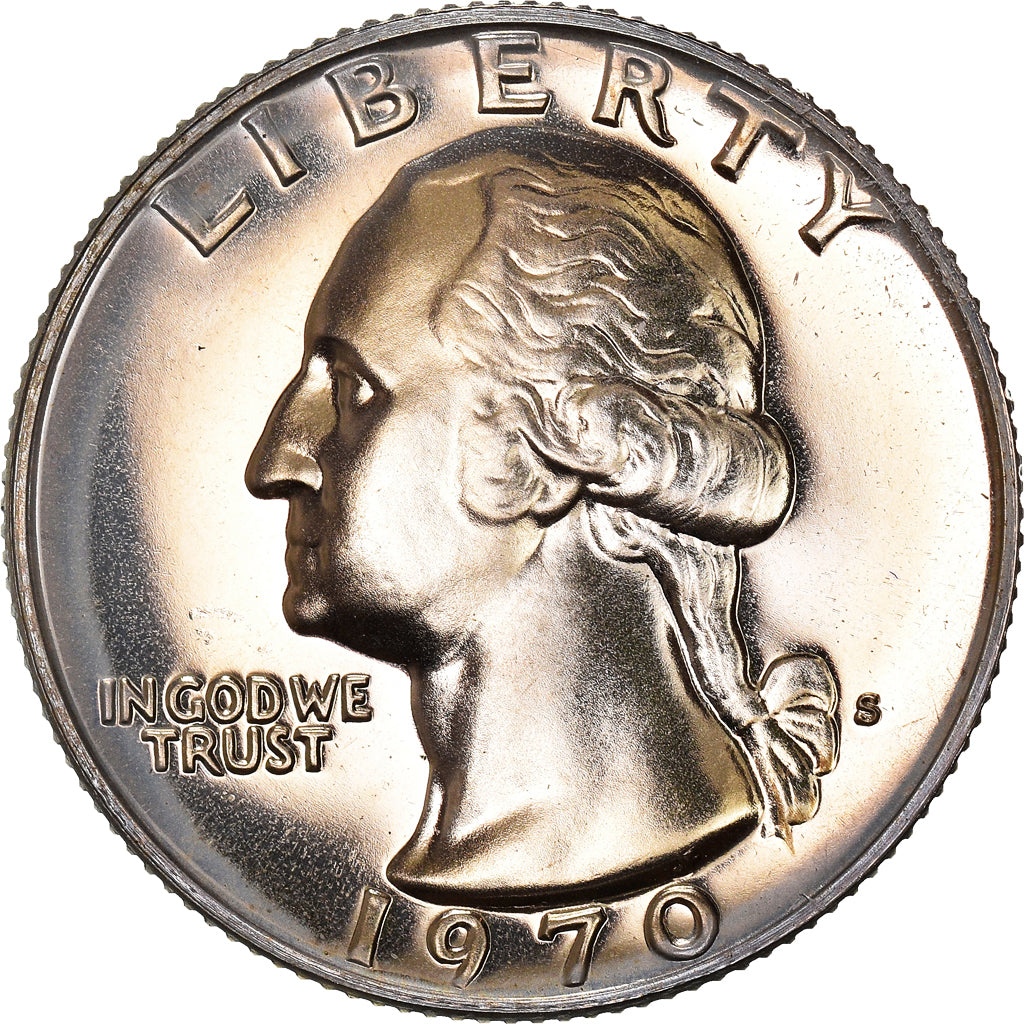 Moneta, Stati Uniti, Washington Quarter, Quarter, 1970, U.S. Mint, San