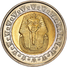 Moeda, Egito, Pound, 2005, Cairo, MS(64), Bimetálico, KM:940
