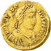 Theodosius II, Solidus, Ravenna, VF(20-25), Gold, RIC #1329, 4.40