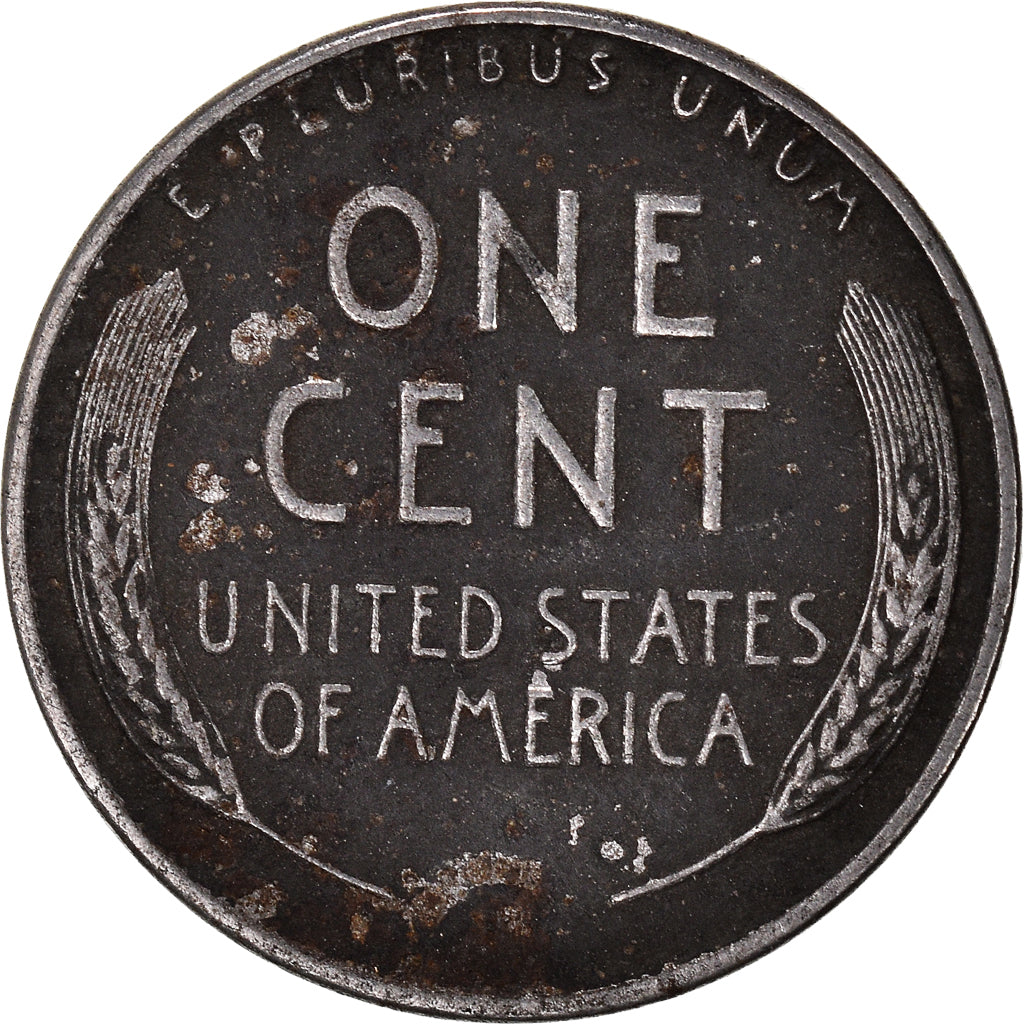 Coin, United States, Lincoln Cent, Cent, 1943, U.S. Mint, Philadelphia