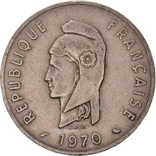 Moneta, AFARS E ISSAS FRANCESI, 100 Francs, 1970, Paris, MB+, Rame-nichel, KM:19