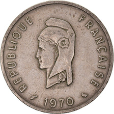 Moneta, AFARS E ISSAS FRANCESI, 50 Francs, 1970, Paris, MB+, Rame-nichel, KM:18