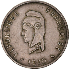 Moneta, AFARS E ISSAS FRANCESI, 50 Francs, 1970, Paris, BB, Rame-nichel, KM:18