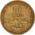 Moeda, Djibuti, 10 Francs, 1977, Paris, VF(20-25), Alumínio-Bronze, KM:23