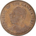 Moneda, GAMBIA, LA, 50 Bututs, 1971, BC+, Cobre - níquel, KM:12