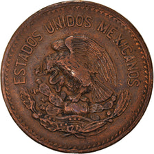 Coin, Mexico, 20 Centavos, 1953, Mexico City, VF(30-35), Bronze, KM:439