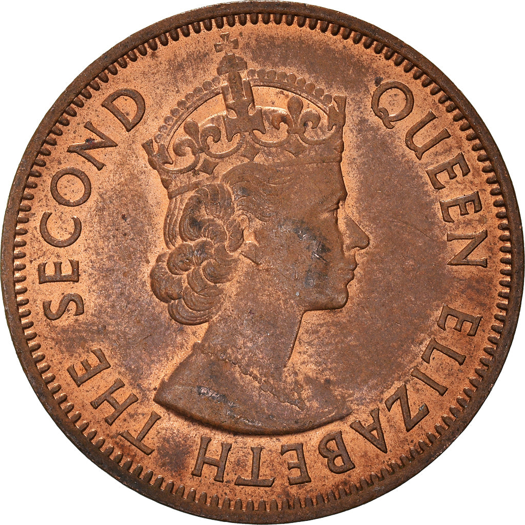 Monnaie, Etats des caraibes orientales, Elizabeth II, Cent, 1965, TTB+, Bronze