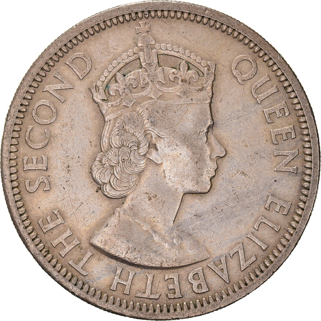 Coin, East Caribbean States, Elizabeth II, 50 Cents, 1965, EF(40-45)