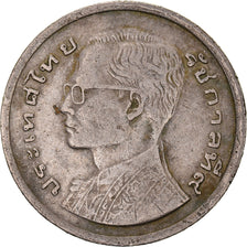 Coin, Thailand, Rama IX, Baht, 1977, VF(20-25), Copper-nickel, KM:110