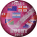 Moneta, Gran Bretagna, Coupe du Monde de Rugby - 2015, 1/2 Penny, 2015