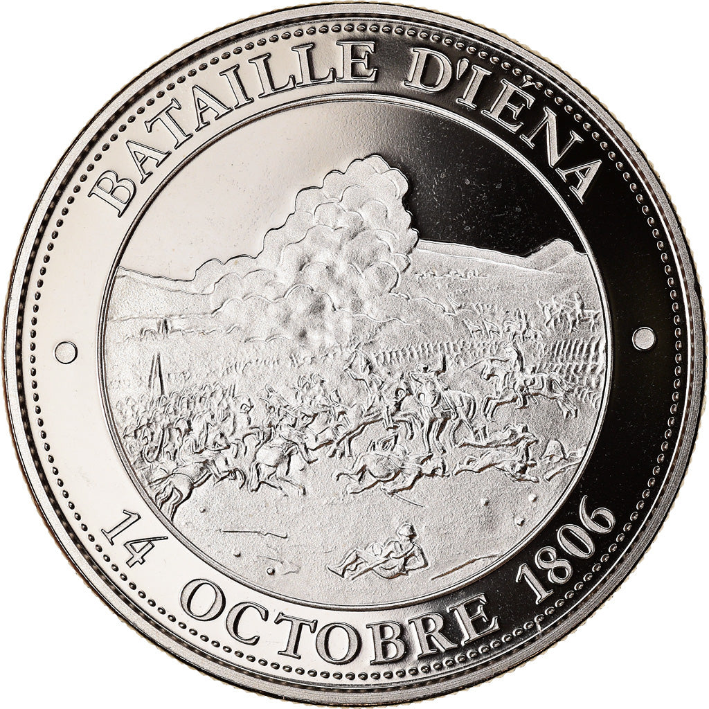 France, Medal, Napoléon Ier, Bataille d'Iena, MS(65-70), Copper-nickel