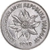 Coin, Madagascar, 5 Francs, Ariary, 1989, Paris, MS(63), Stainless Steel, KM:10