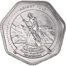 Monnaie, Madagascar, 10 Ariary, 1992, Royal Canadian Mint, SPL, Acier