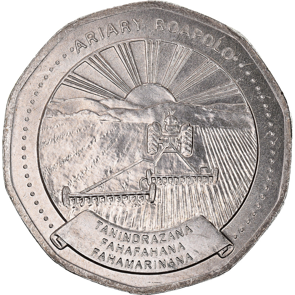 Monnaie, Madagascar, 20 Ariary, 1994, Royal Canadian Mint, TTB+, Nickel Clad