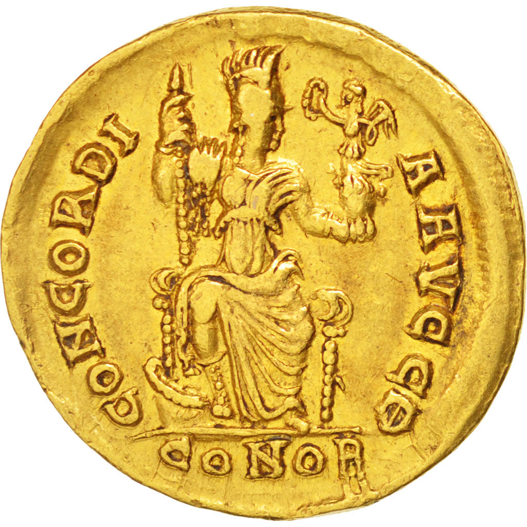 Honorius, Solidus, Constantinople, AU(50-53), Gold, RIC #8, 4.39
