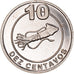 Coin, CABINDA, 10 Centavos, 2001, MS(63), Copper-Nickel Clad Copper, KM:3