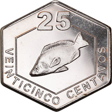 Coin, CABINDA, 25 Centavos, 2006, MS(63), Nickel Clad Steel, KM:12