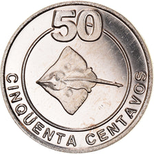 Coin, CABINDA, 50 Centavos, 2001, MS(63), Copper-Nickel Clad Copper, KM:4