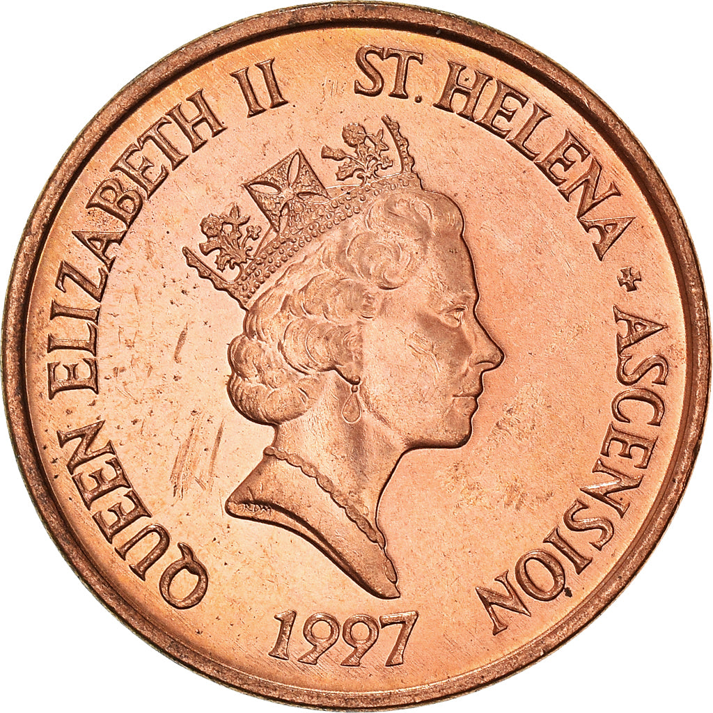 Coin, SAINT HELENA & ASCENSION, Elizabeth II, Penny, 1997, British Royal Mint