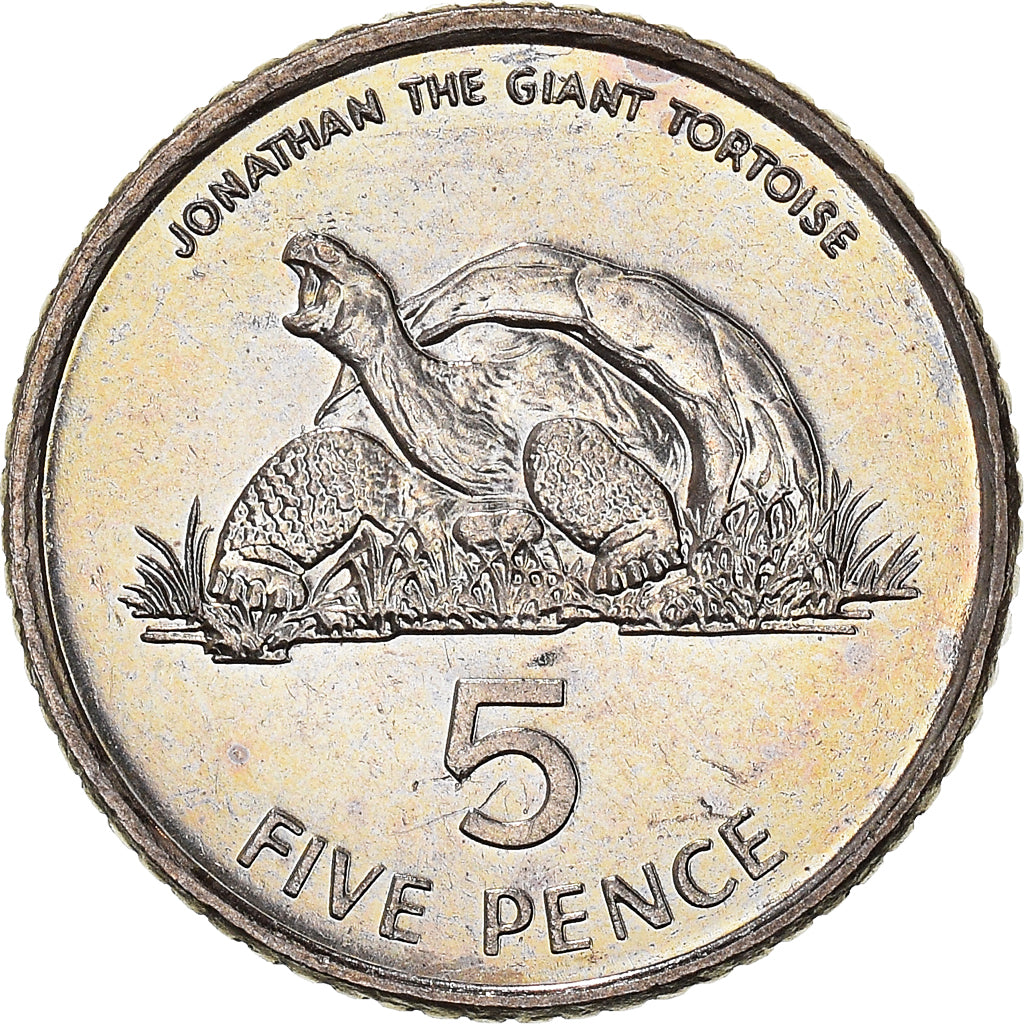 Coin, SAINT HELENA & ASCENSION, Elizabeth II, 5 Pence, 1998, British Royal Mint