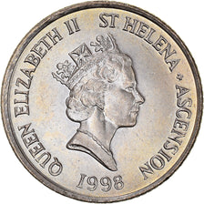 Moneta, SANT’ELENA & ASCENSION, Elizabeth II, 10 Pence, 1998, British Royal