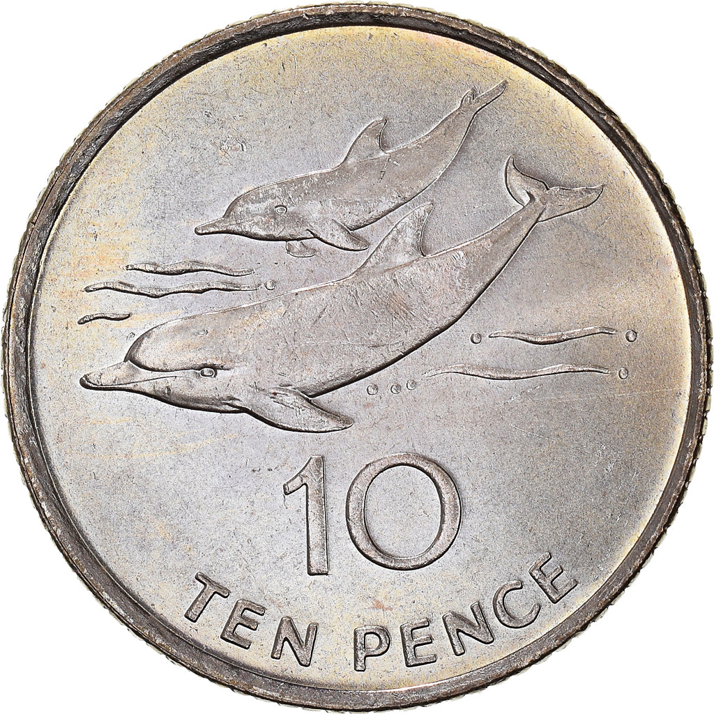 Moneta, SANT’ELENA & ASCENSION, Elizabeth II, 10 Pence, 1998, British Royal