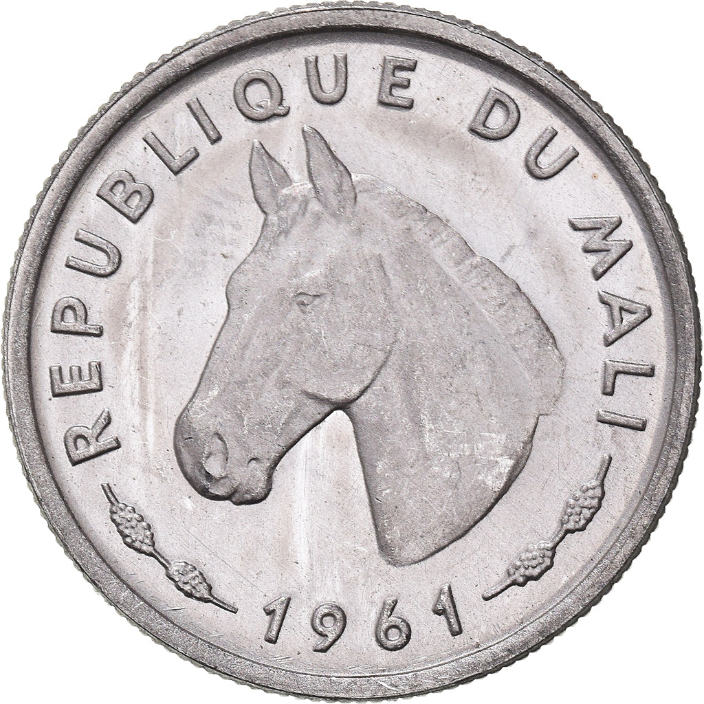 Moneta, Mali, 10 Francs, 1961, Paris, SPL-, Alluminio, KM:3