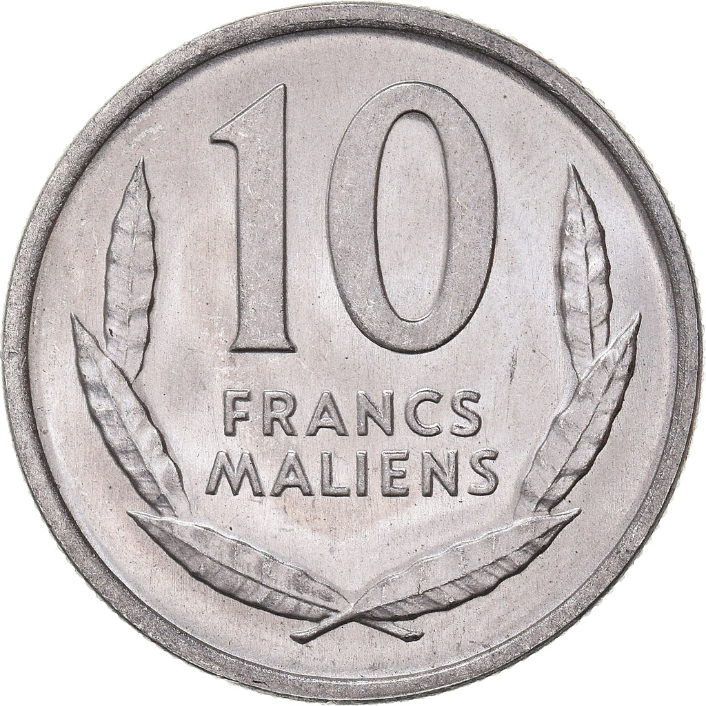 Moneta, Mali, 10 Francs, 1961, Paris, SPL-, Alluminio, KM:3