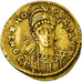 Coin, Zeno, Solidus, Constantinople, AU(50-53), Gold, RIC:910