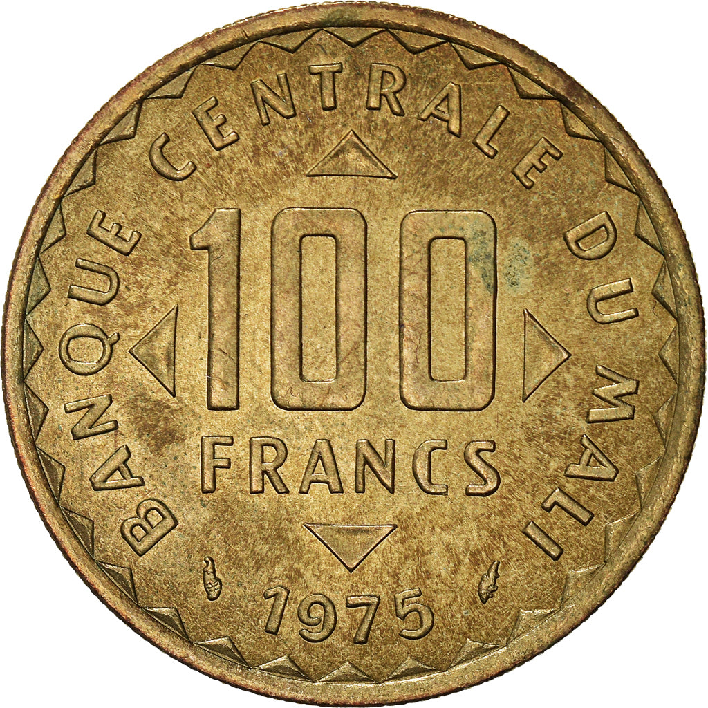 Moneta, Mali, 100 Francs, 1975, Paris, BB+, Nichel-ottone, KM:10