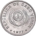 Coin, Cape Verde, 20 Centavos, 1977, AU(55-58), Aluminum, KM:15