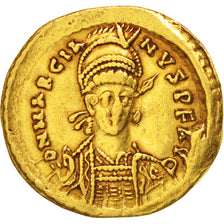 Coin, Marcian, Solidus, Constantinople, AU(50-53), Gold, RIC:510