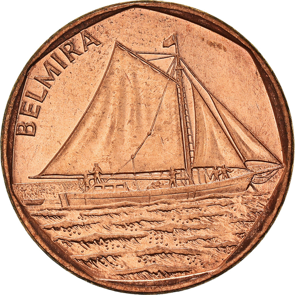 Coin, Cape Verde, 5 Escudos, 1994, MS(60-62), Copper Plated Steel, KM:36