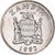 Coin, Zambia, 50 Ngwee, 1992, British Royal Mint, AU(55-58), Nickel plated