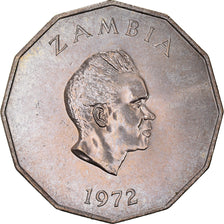 Coin, Zambia, 50 Ngwee, 1972, British Royal Mint, AU(50-53), Copper-nickel