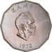 Coin, Zambia, 50 Ngwee, 1972, British Royal Mint, AU(50-53), Copper-nickel