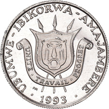 Monnaie, Burundi, Franc, 1993, SUP, Aluminium, KM:19
