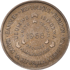 Münze, Burundi, 10 Francs, 1968, VZ, Kupfer-Nickel, KM:17