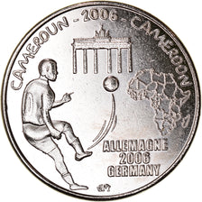Moneda, Camerún, 1500 CFA Francs-1 Africa, 2006, Paris, Coupe du monde de