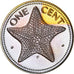 Coin, Bahamas, Elizabeth II, Cent, 1975, Franklin Mint, U.S.A., BE, MS(64)