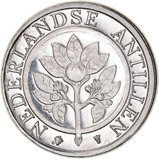 Coin, Netherlands Antilles, Beatrix, 5 Cents, 2002, MS(64), Aluminum, KM:33